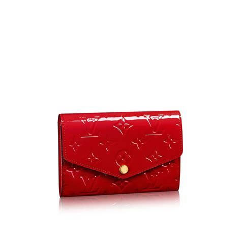 louis vuitton black and red wallet